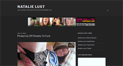 Desktop Screenshot of natalielust.net
